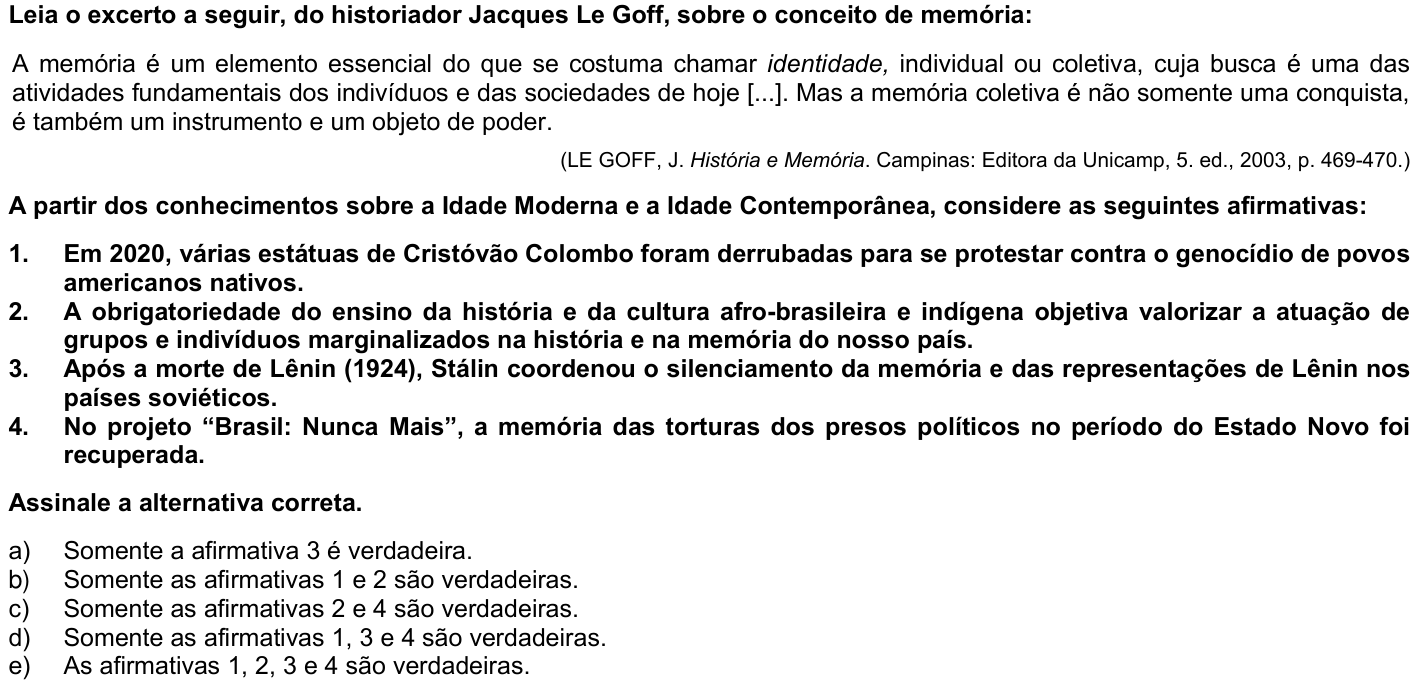 Questão 20 no caderno 1ª fase · Inglês da UFPR 2021