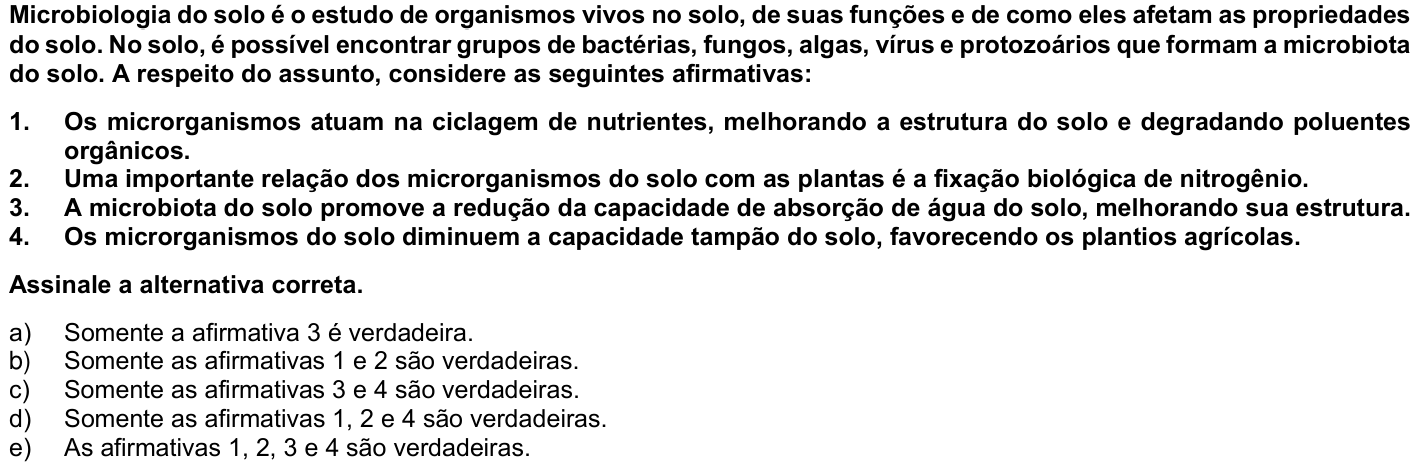 Questão 7 no caderno Fase única da UFPR 2022