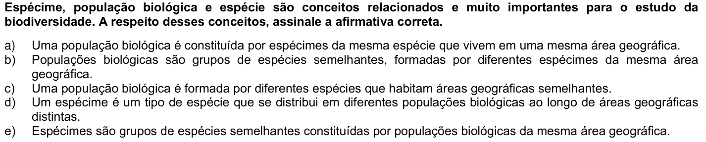 Questão 8 no caderno Fase única da UFPR 2022