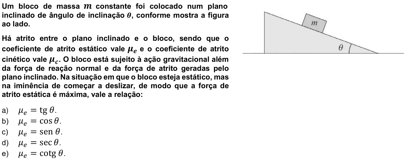 Questão 26 no caderno Fase única da UFPR 2022