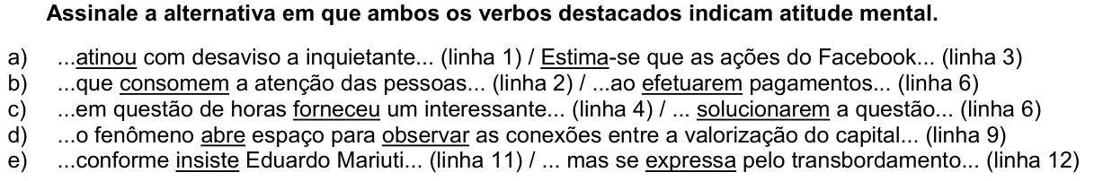 Questão 29 no caderno Fase única da UFPR 2022