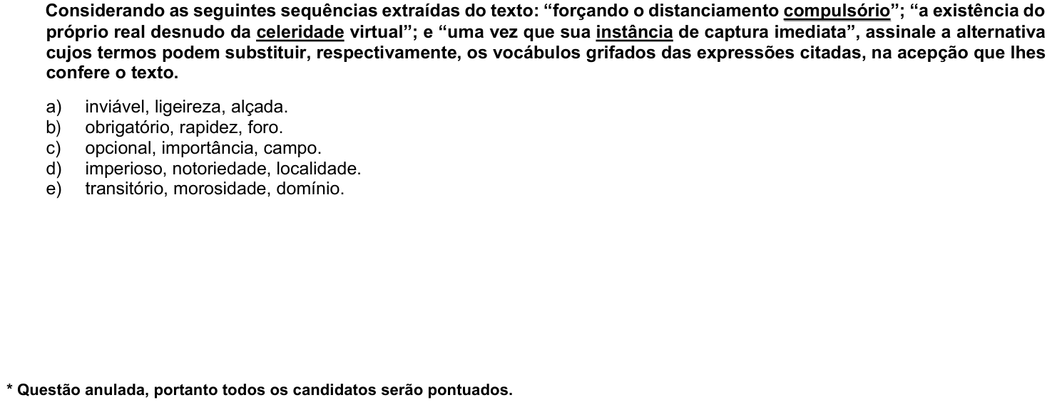 Questão 32 no caderno Fase única da UFPR 2022