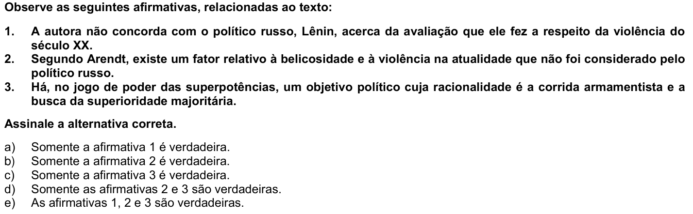 Questão 34 no caderno Fase única da UFPR 2022