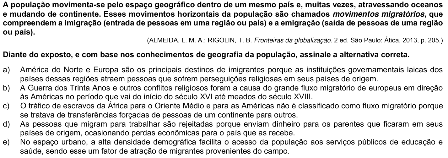 Questão 51 no caderno Fase única da UFPR 2022