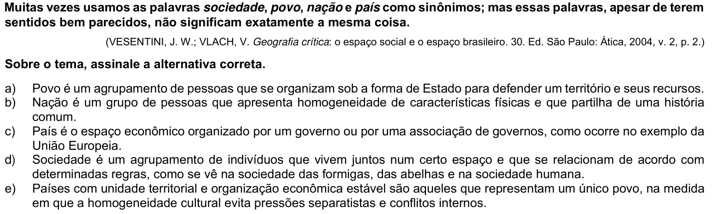 Questão 53 no caderno Fase única da UFPR 2022