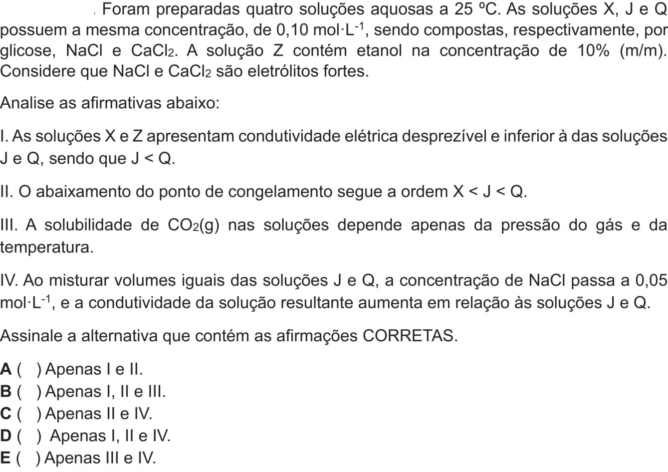 Questão 28 no caderno 1ª fase do ITA 2027
