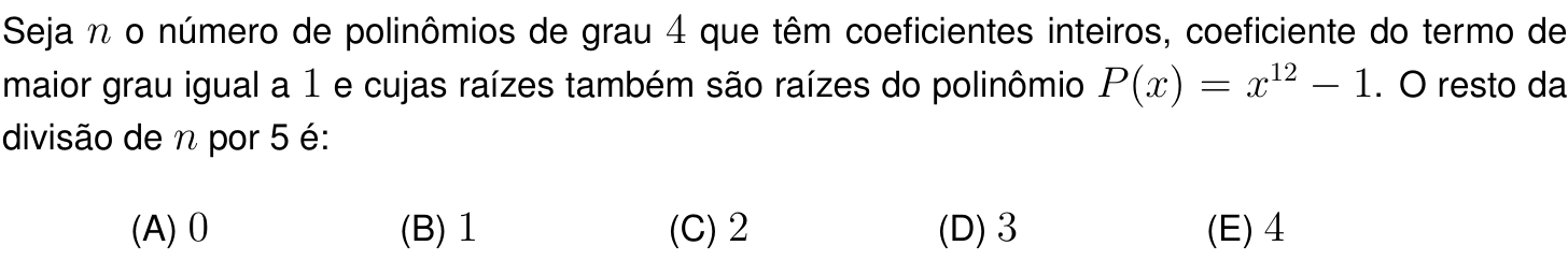 Questão 9 no caderno Prova objetiva do IME 2027