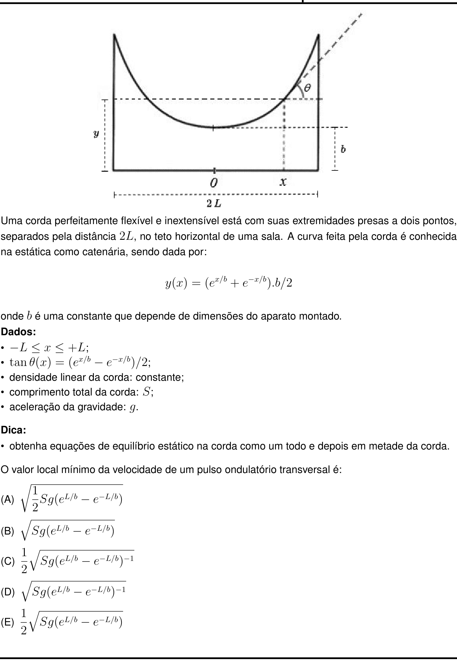 Questão 26 no caderno Prova objetiva do IME 2027