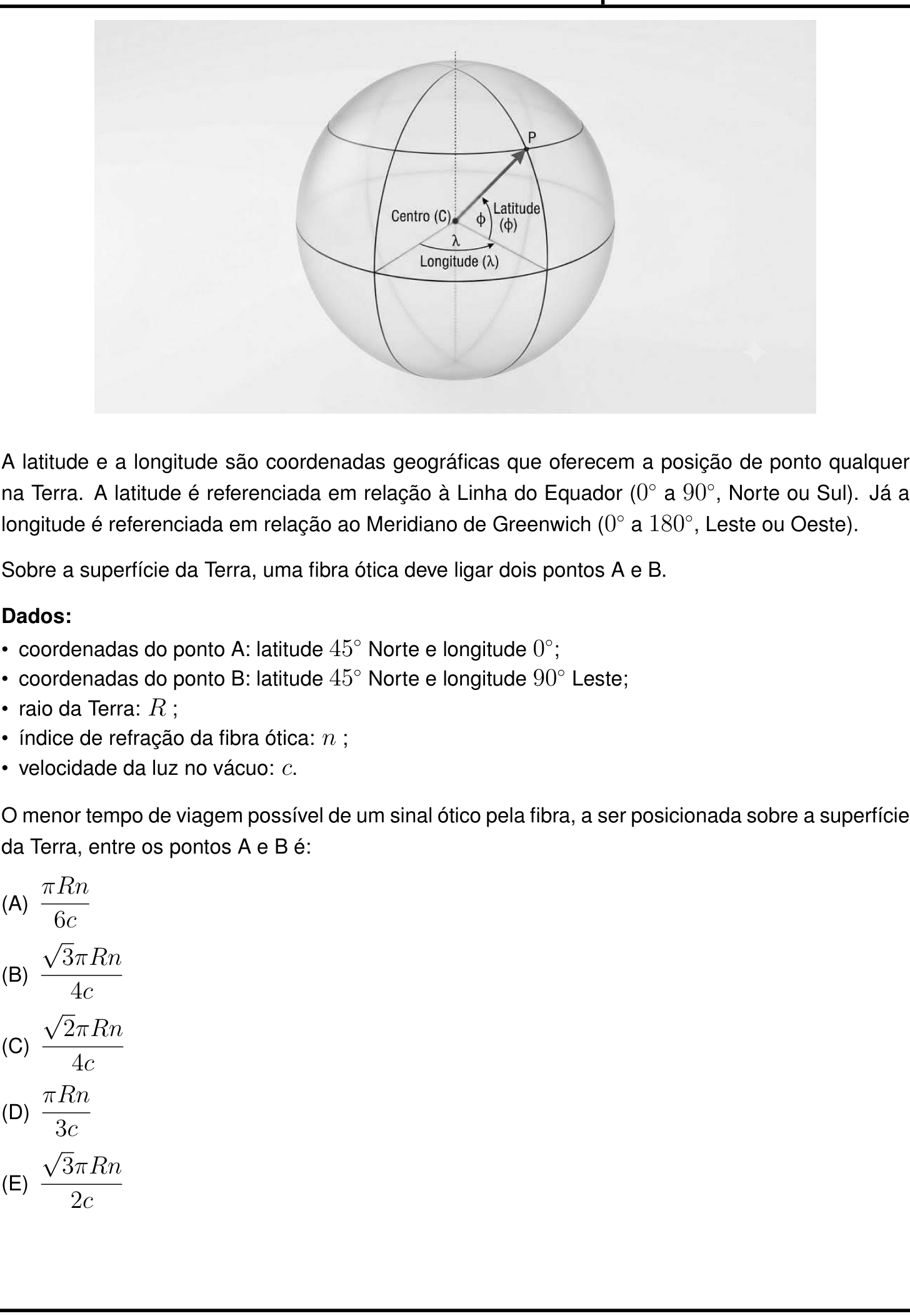Questão 29 no caderno Prova objetiva do IME 2027