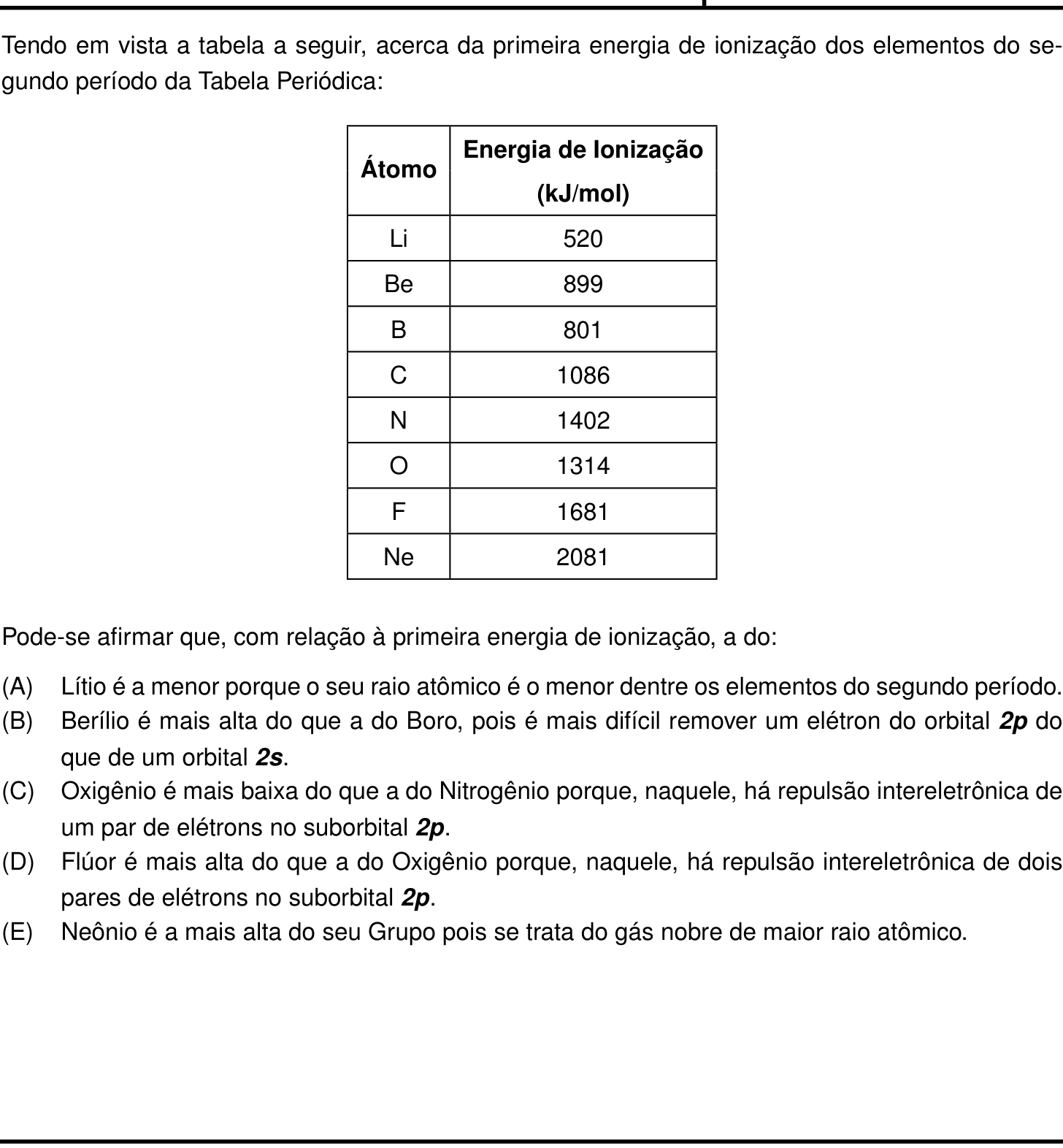 Questão 36 no caderno Prova objetiva do IME 2027