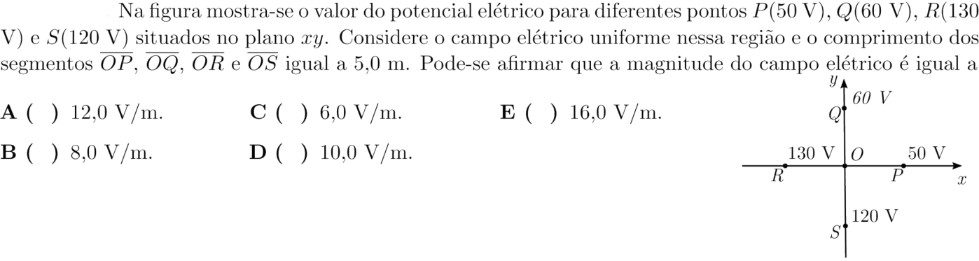 Questão 9 no caderno 1ª fase do ITA 2019