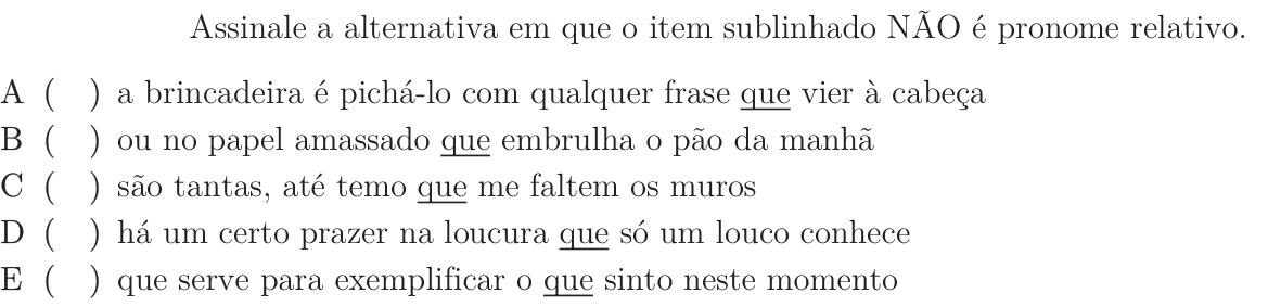 Questão 18 no caderno 1ª fase do ITA 2019