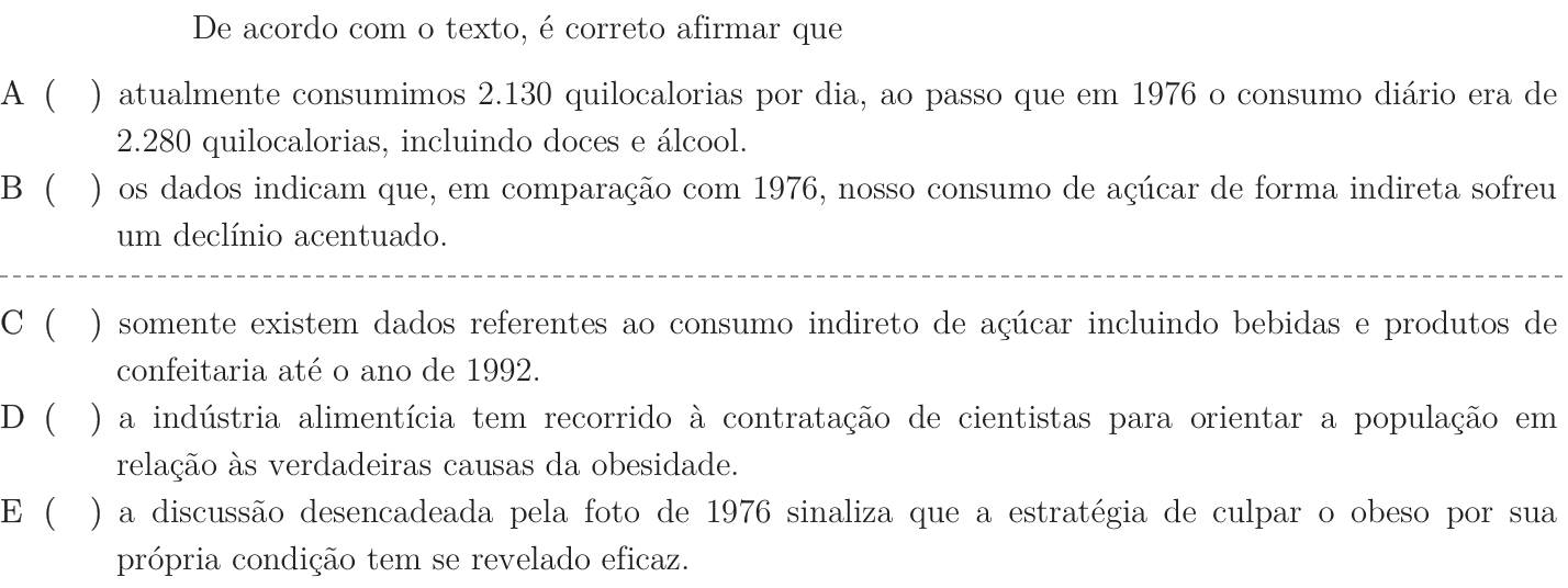 Questão 26 no caderno 1ª fase do ITA 2019