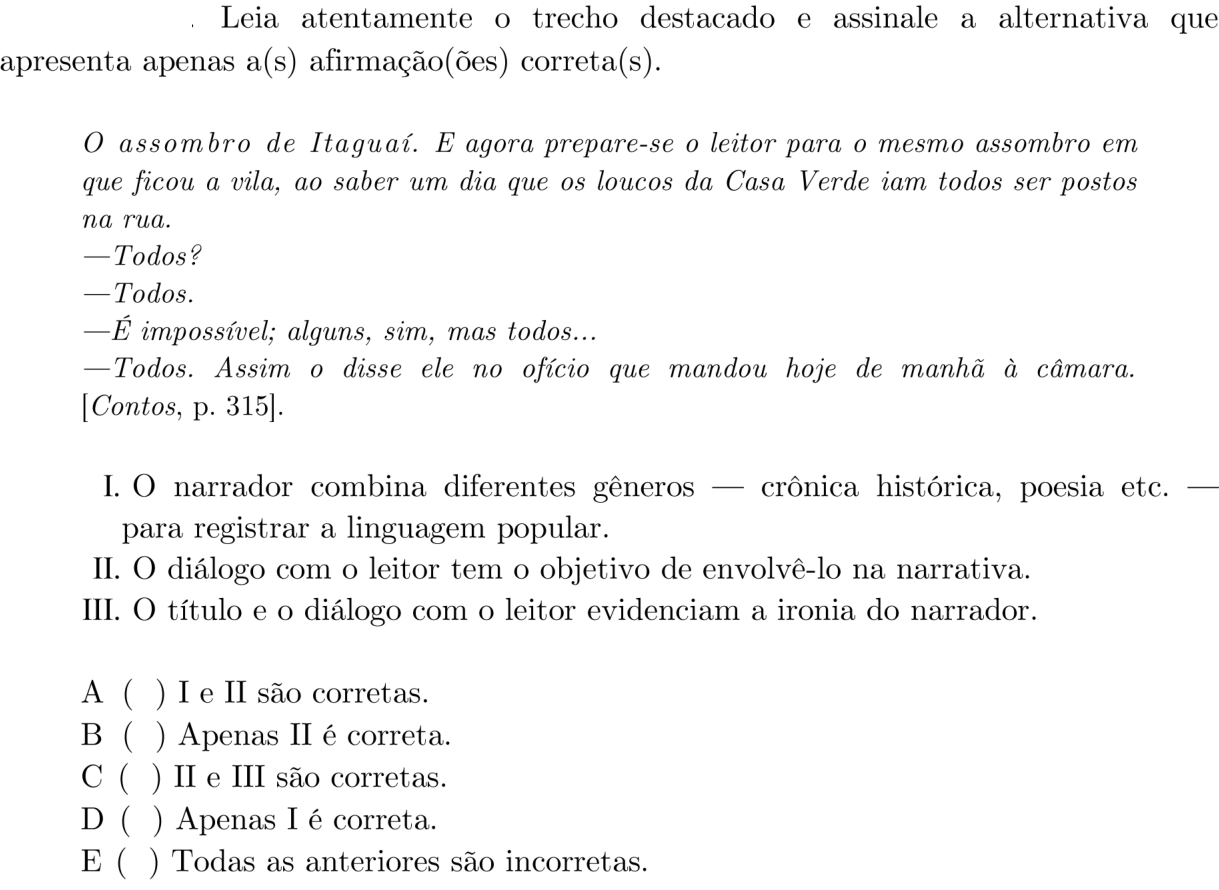 Questão 16 no caderno 1ª fase do ITA 2020