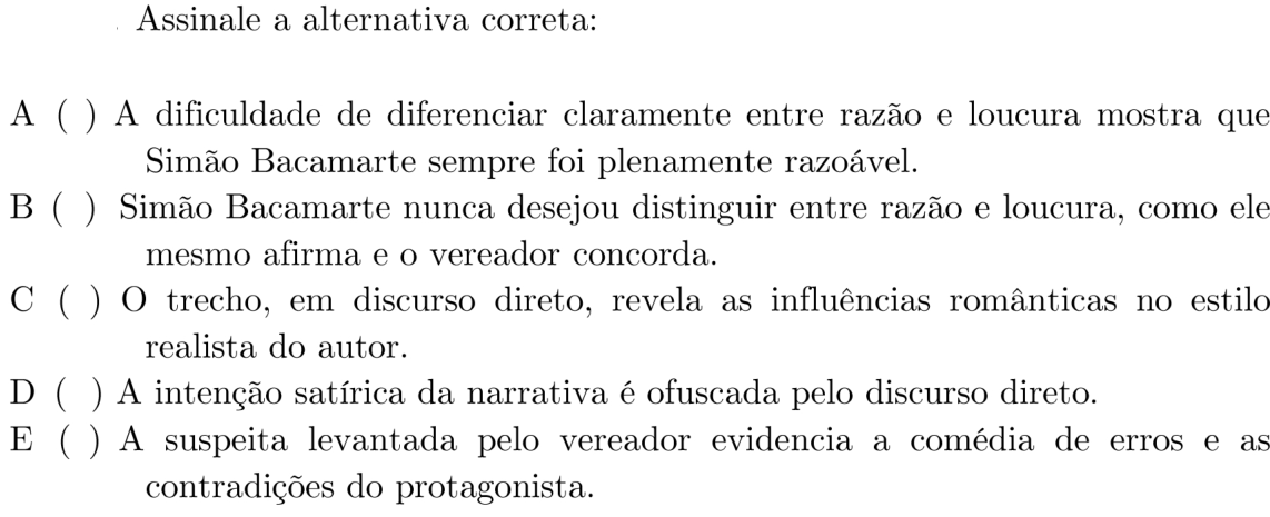 Questão 22 no caderno 1ª fase do ITA 2020