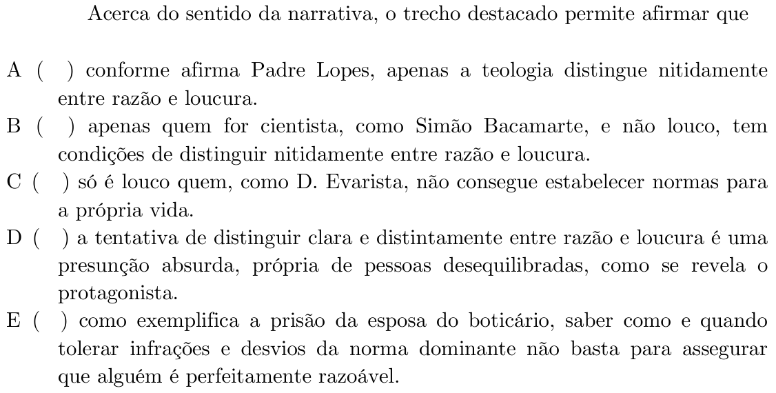 Questão 23 no caderno 1ª fase do ITA 2020