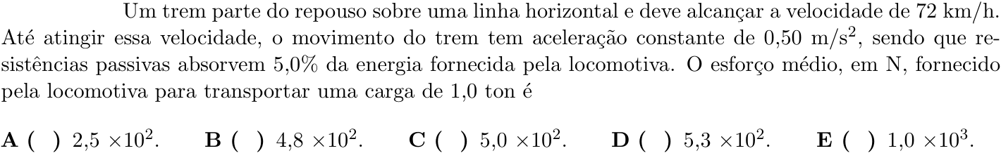 Questão 2 no caderno 1ª fase do ITA 2021
