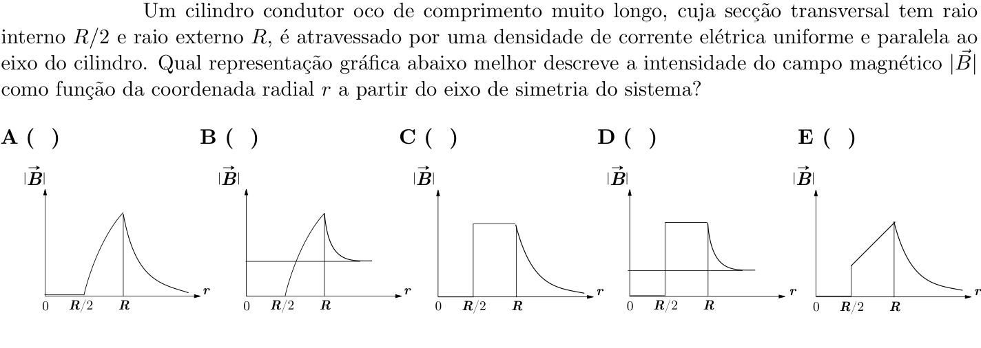 Questão 14 no caderno 1ª fase do ITA 2021