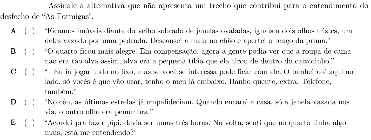 Questão 21 no caderno 1ª fase do ITA 2021