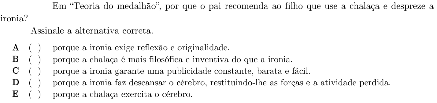 Questão 22 no caderno 1ª fase do ITA 2021