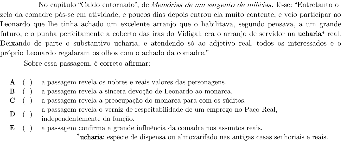 Questão 24 no caderno 1ª fase do ITA 2021