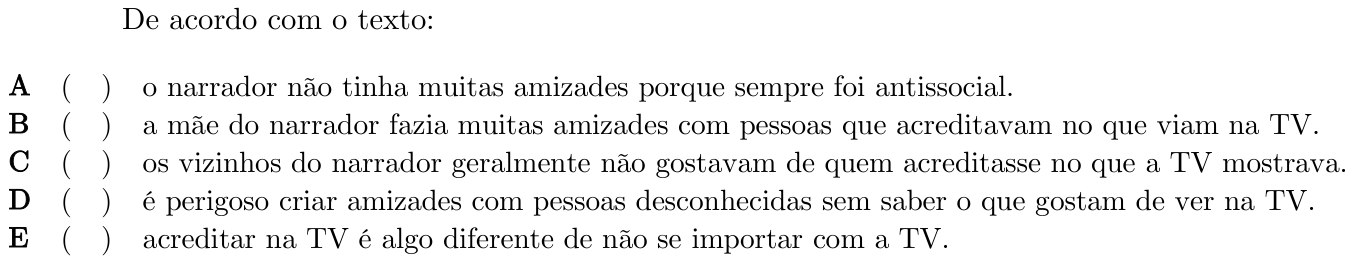 Questão 37 no caderno 1ª fase do ITA 2021