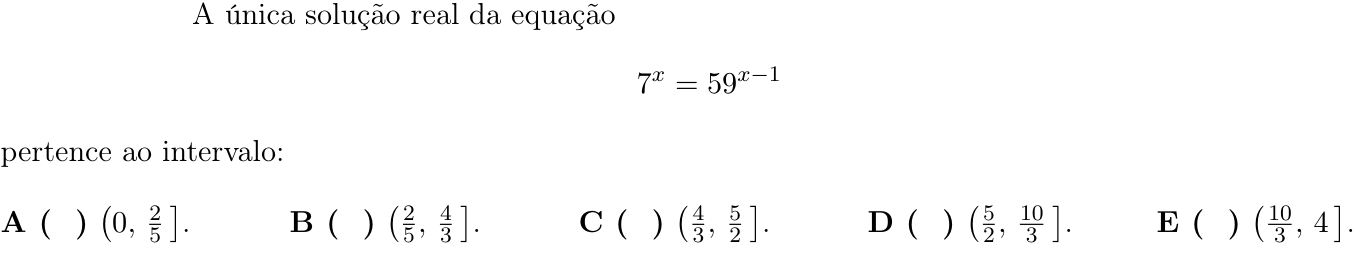 Questão 47 no caderno 1ª fase do ITA 2021