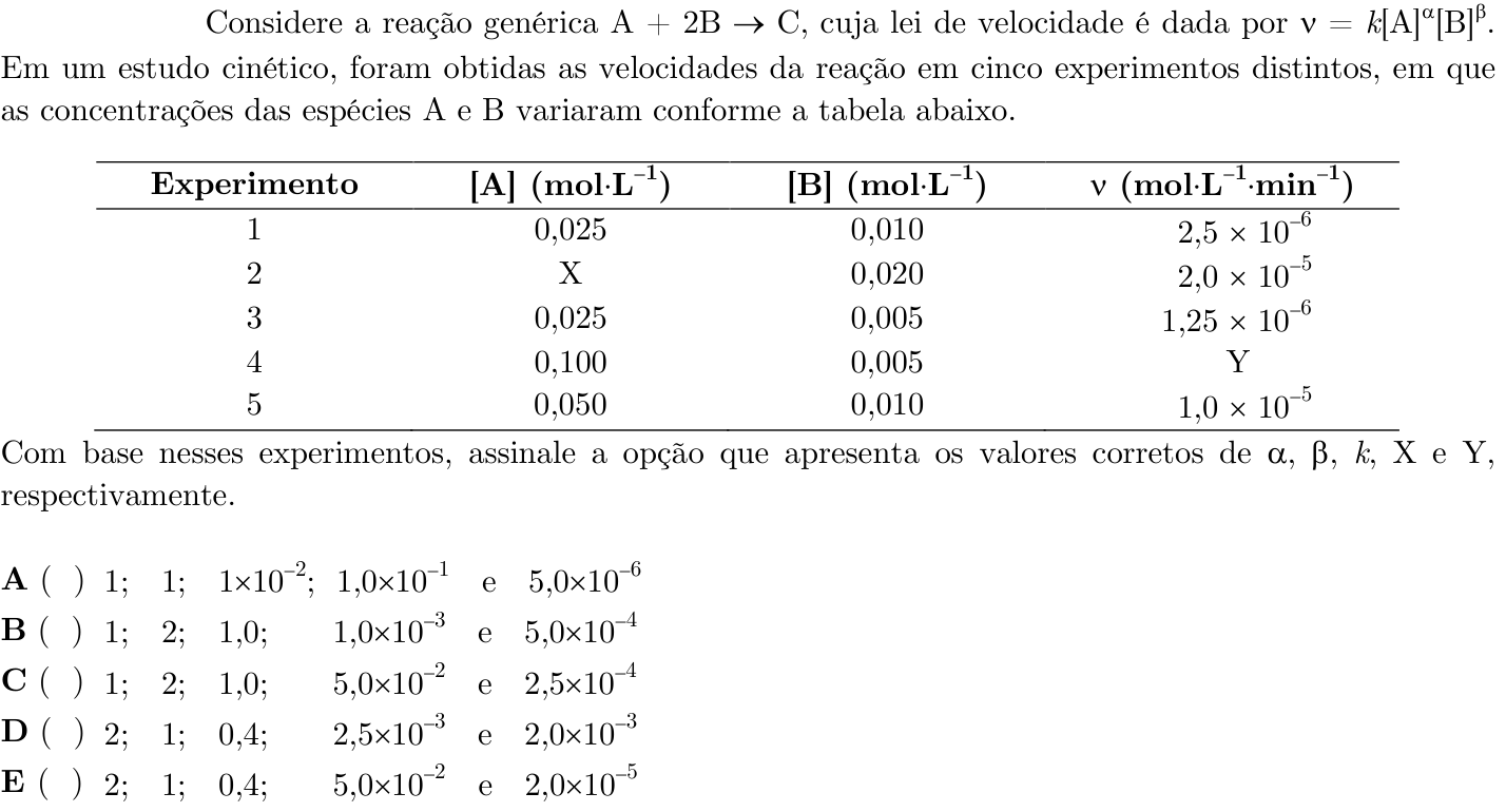 Questão 59 no caderno 1ª fase do ITA 2021