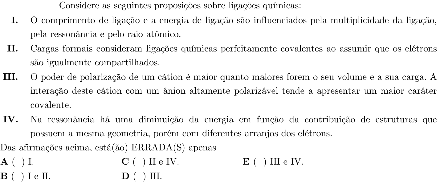Questão 60 no caderno 1ª fase do ITA 2021