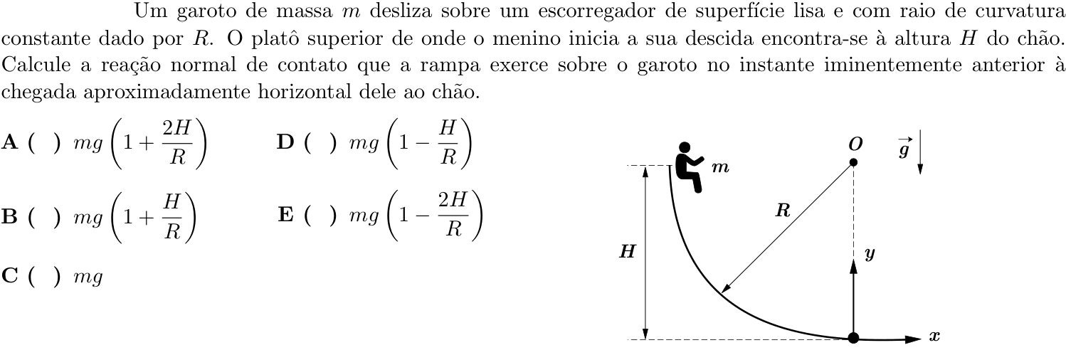 Questão 4 no caderno 1ª fase do ITA 2022