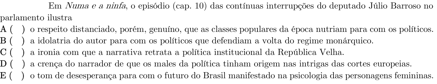 Questão 16 no caderno 1ª fase do ITA 2022