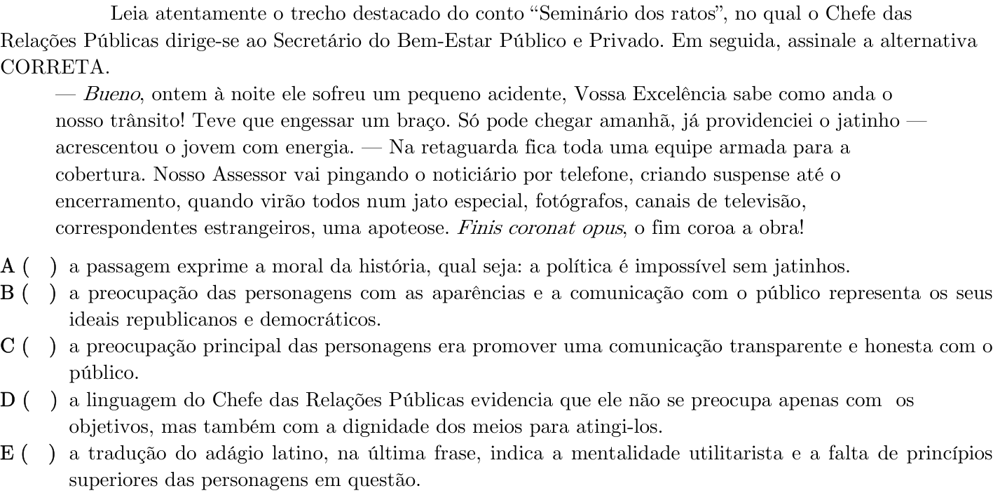 Questão 30 no caderno 1ª fase do ITA 2022