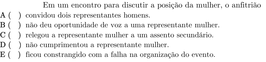 Questão 34 no caderno 1ª fase do ITA 2022