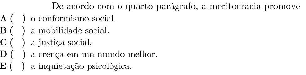 Questão 40 no caderno 1ª fase do ITA 2022