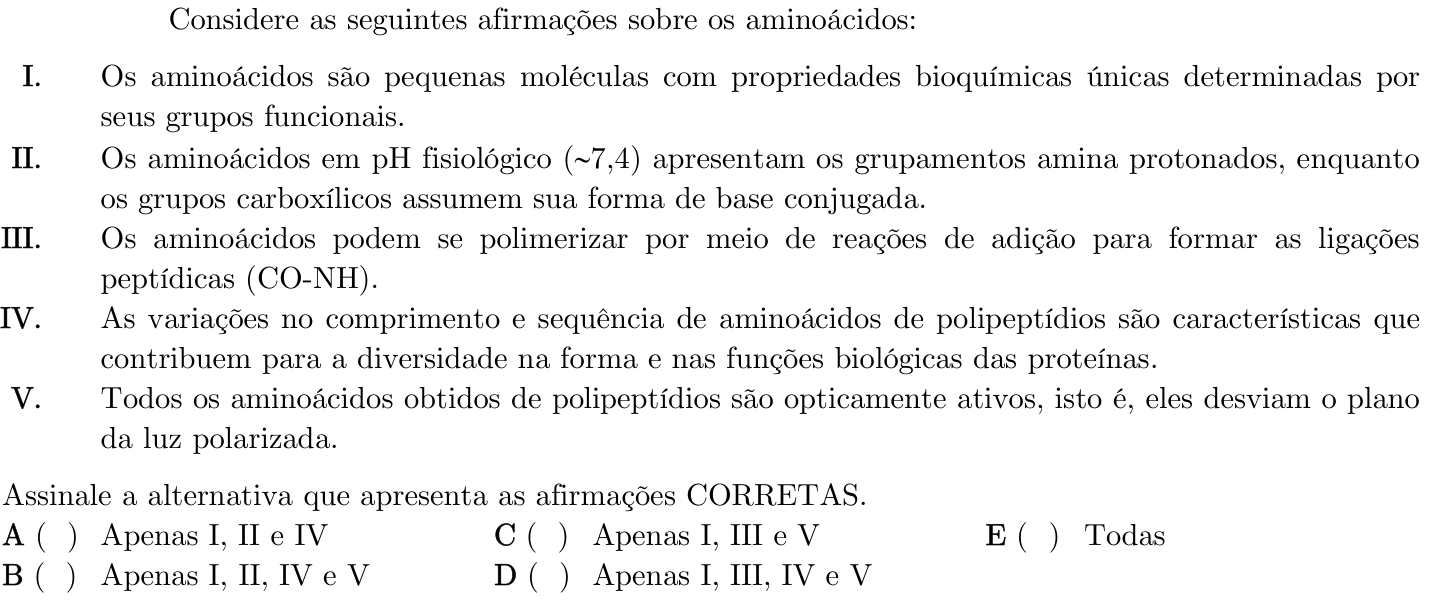 Questão 59 no caderno 1ª fase do ITA 2022