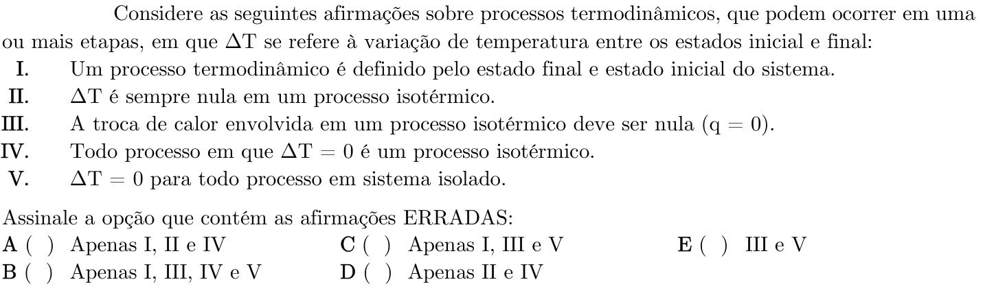 Questão 67 no caderno 1ª fase do ITA 2022
