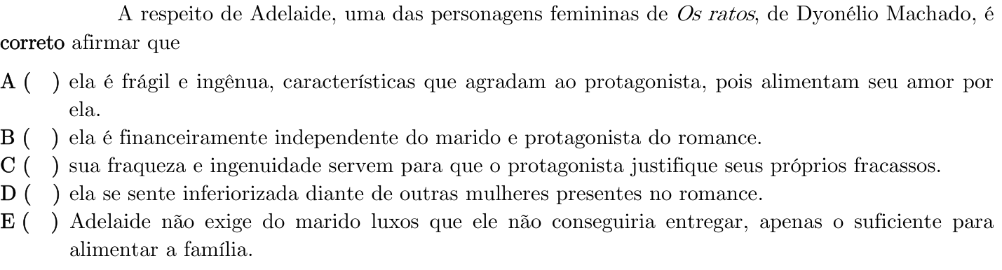 Questão 13 no caderno 1ª fase do ITA 2023
