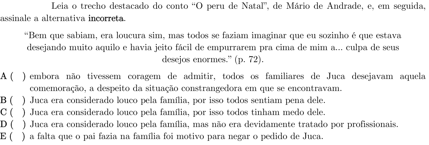 Questão 18 no caderno 1ª fase do ITA 2023