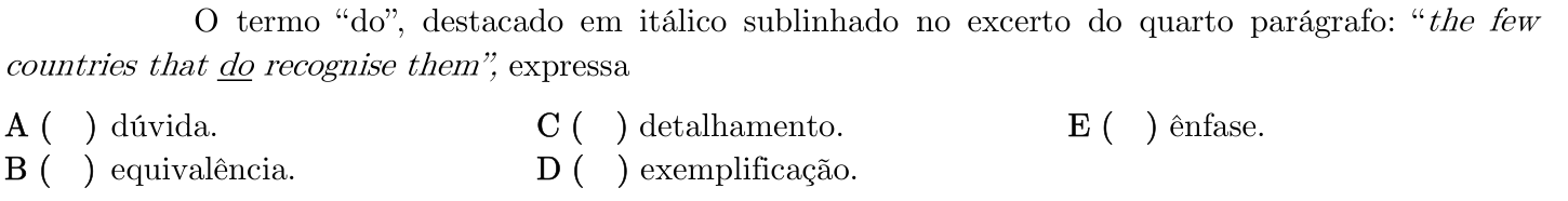 Questão 30 no caderno 1ª fase do ITA 2023
