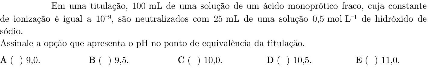 Questão 49 no caderno 1ª fase do ITA 2023
