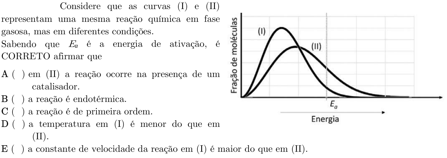 Questão 52 no caderno 1ª fase do ITA 2023