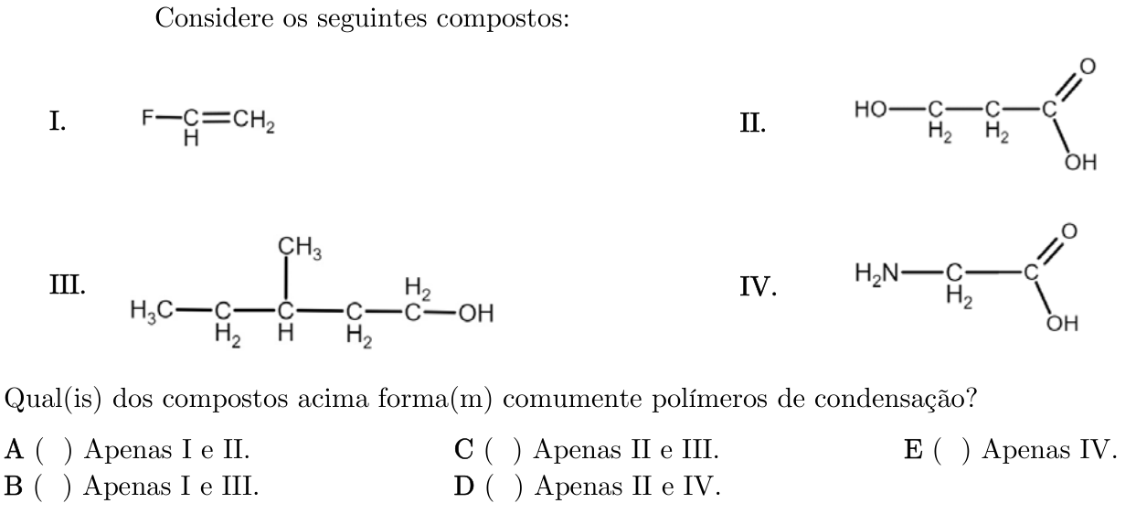 Questão 53 no caderno 1ª fase do ITA 2023