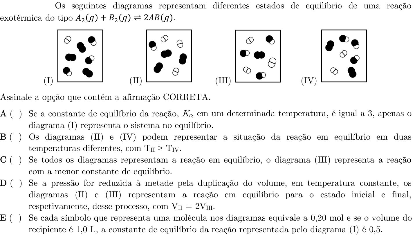 Questão 60 no caderno 1ª fase do ITA 2023