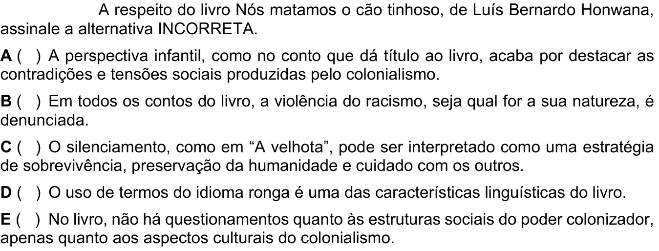 Questão 13 no caderno 1ª fase do ITA 2024