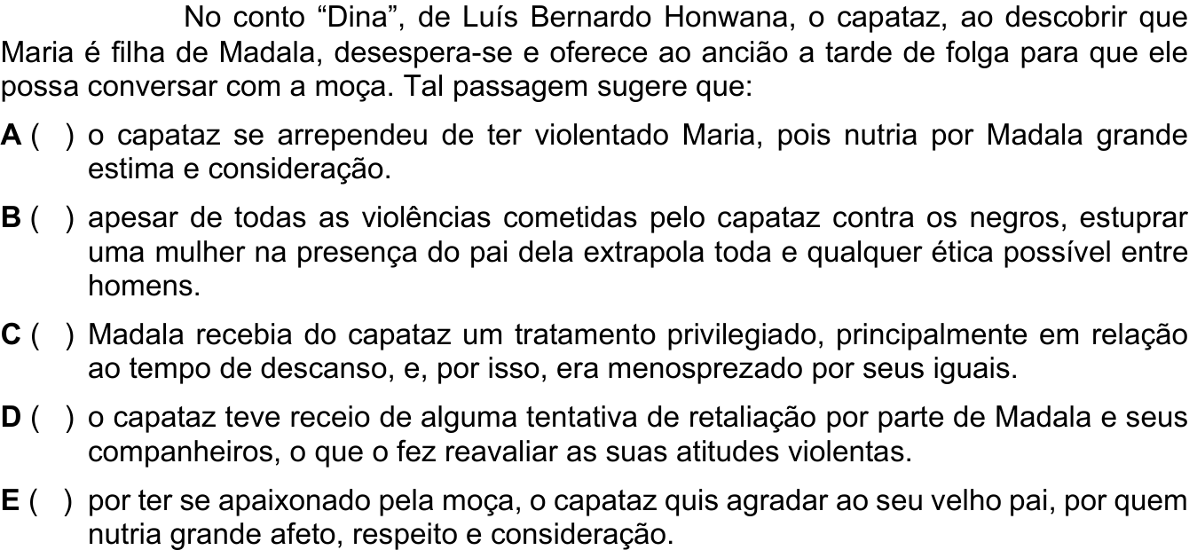 Questão 16 no caderno 1ª fase do ITA 2024