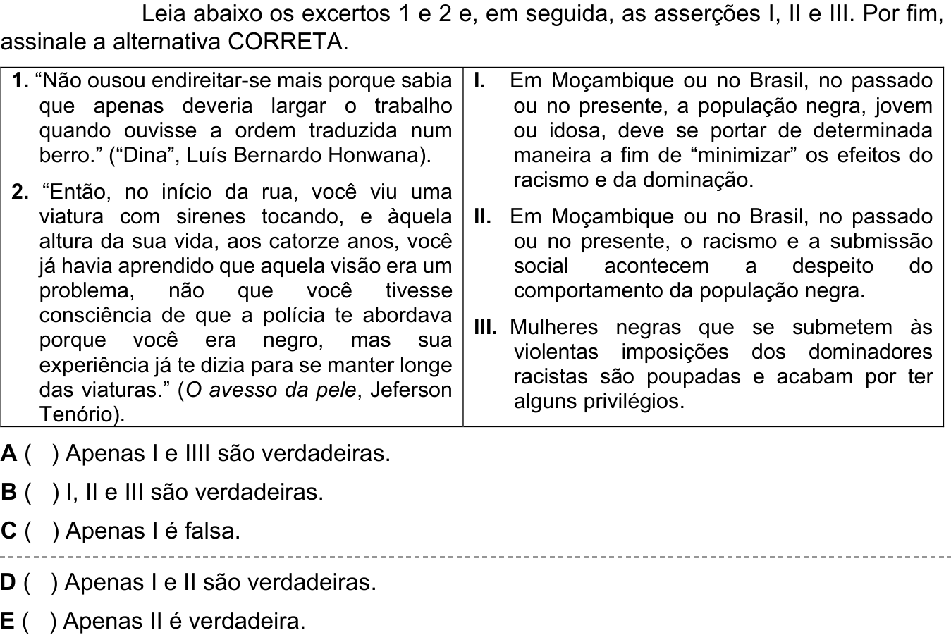Questão 19 no caderno 1ª fase do ITA 2024