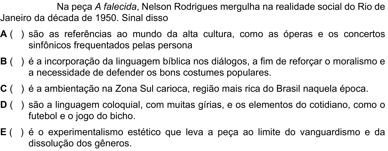 Questão 21 no caderno 1ª fase do ITA 2024