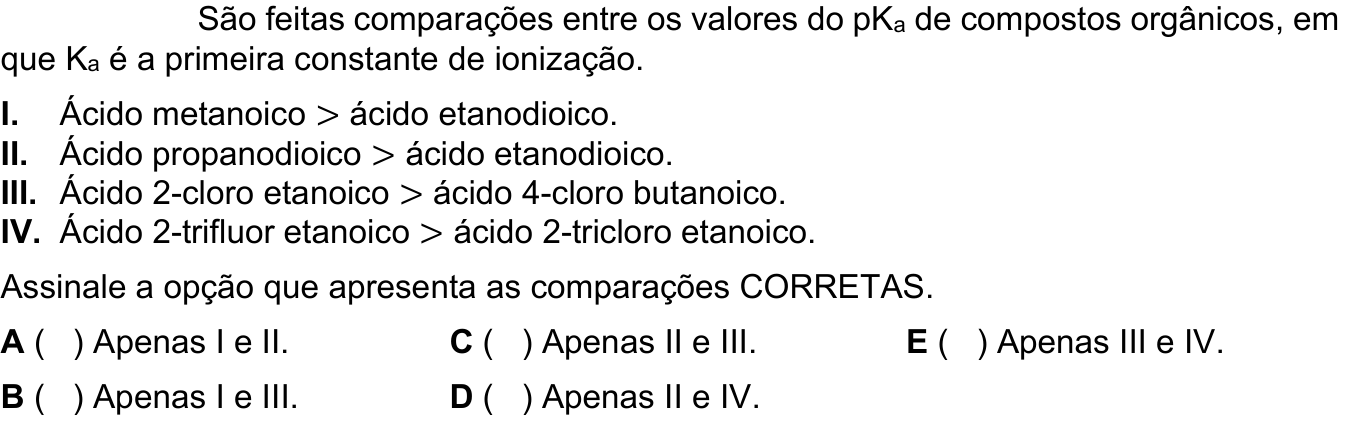 Questão 54 no caderno 1ª fase do ITA 2024