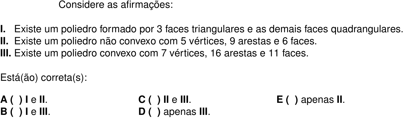 Questão 2 no caderno 1ª fase do ITA 2025