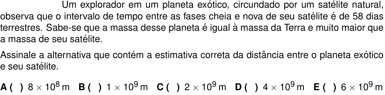Questão 15 no caderno 1ª fase do ITA 2025